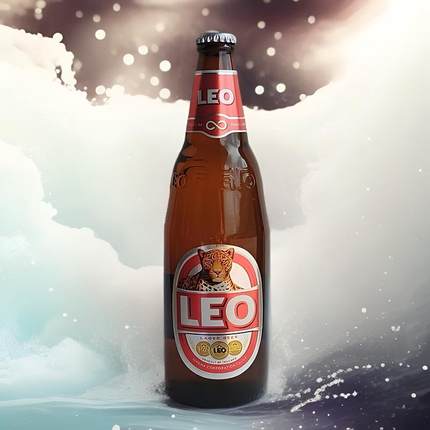 泰国LEO豹子原装进口精酿啤酒630ml*12瓶装大麦拉格豹王啤酒整箱