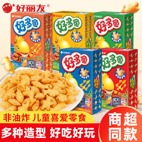 好丽友好多鱼非油炸薯片薯卷