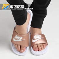 NIKE BENASSI thư JDI móc vàng trắng nam và nữ dép đi biển bình thường và dép đi trong nhà 343881-108 - Dép thể thao dép converse