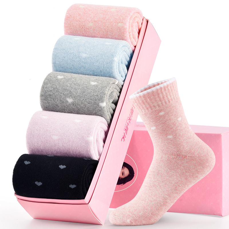 加绒厚袜子女秋冬季纯棉加厚保暖毛巾全棉月子中筒雪地男士毛圈袜