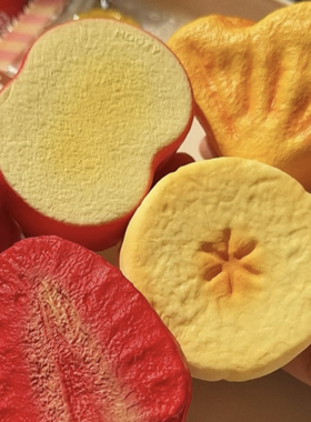 原创新品木吉水果酥慢回弹捏捏解压玩具squishy香蕉肉湿软3c合规