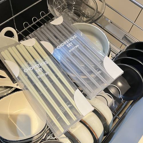 家用无漆不发霉防滑吃饭筷子套装