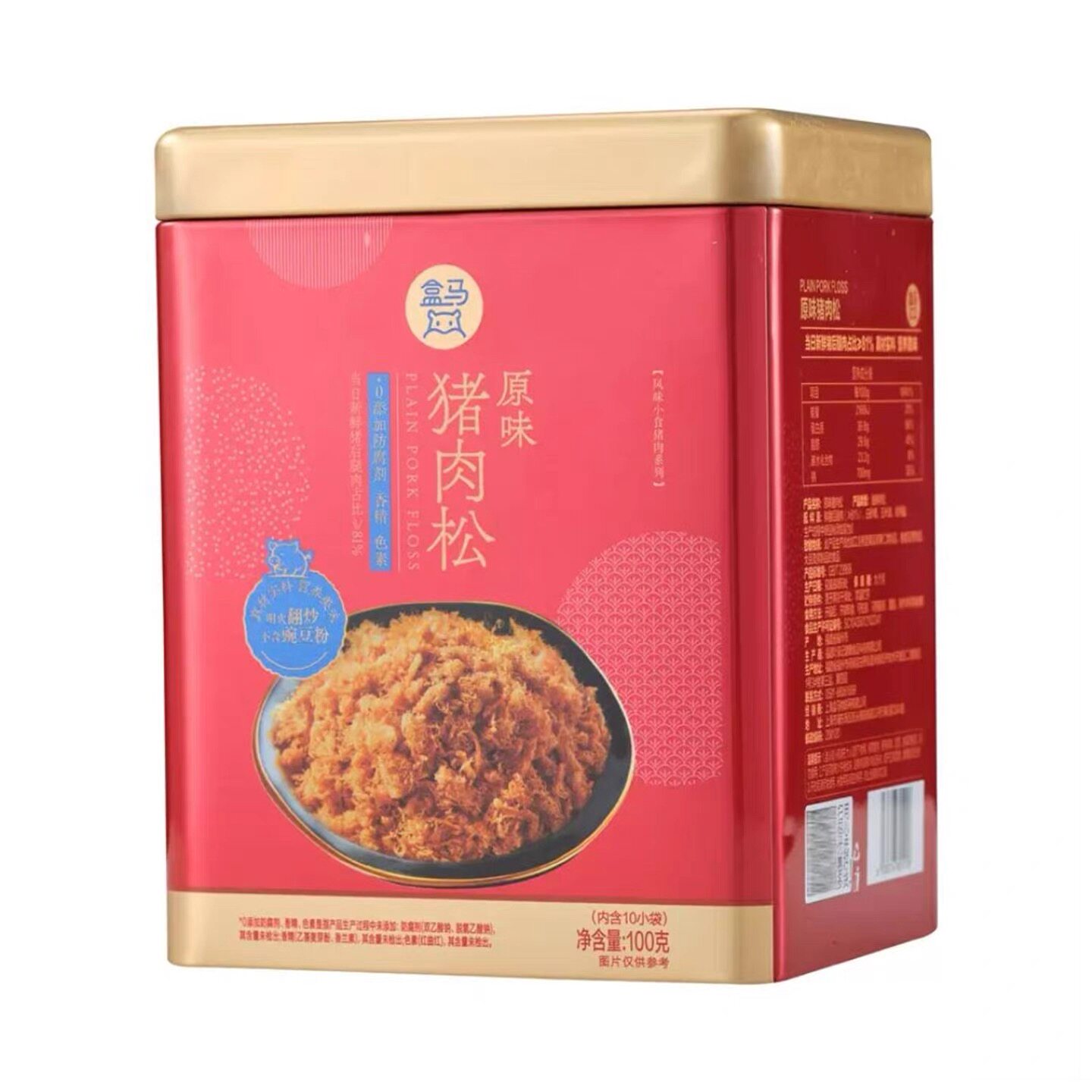100g肉香浓郁明火翻炒原味盒马