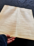 Rapi -Cologed Tiger Leather Pattern Pattern Maple Guitar Guitar Параллельная деревянная кожа, кожаная гитарная гитарная гитара