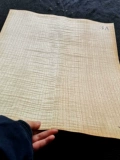 Rapi -Cologed Tiger Leather Pattern Pattern Maple Guitar Guitar Параллельная деревянная кожа, кожаная гитарная гитарная гитара