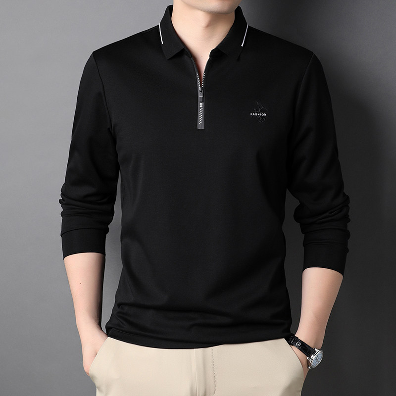 D77223钱塘2020-2秋冬男装简约翻领体恤上衣t恤宽松男士潮流,男装T恤,钱塘207-2