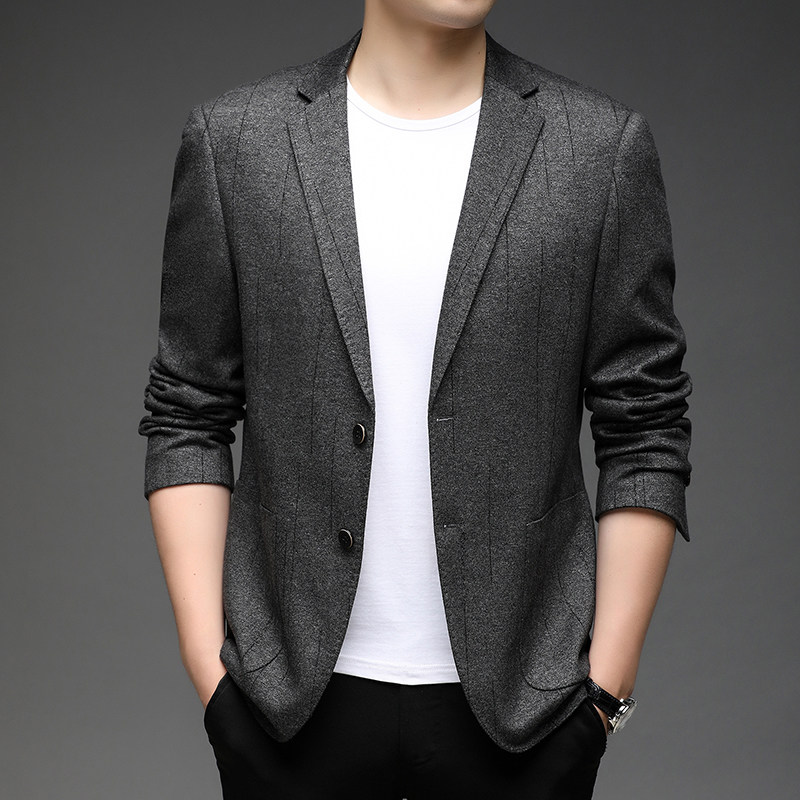 Y3313钱塘2020-2秋冬男士商务西服休闲小西装外套上衣图片