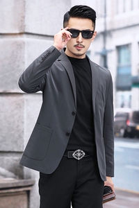 M28001钱塘2020 -2春季男士高端商务休闲便服精品帅外套单西P210图片