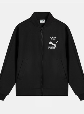 PUMA彪马官网旗舰男装女装新款运动服休闲针织外套628094