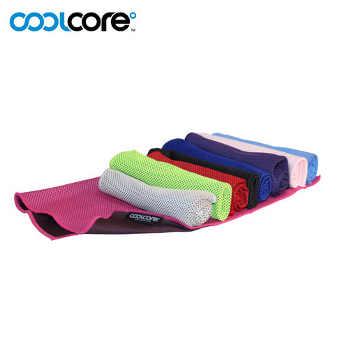coolcore冷感运动毛巾吸汗速干儿童小方巾健身跑步擦汗手腕冰感巾