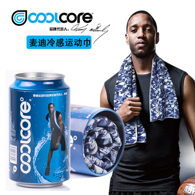 美国coolcore麦迪冷感运动毛巾定制冰凉跑步吸汗速干瑜伽