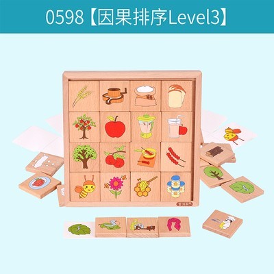 儿童益智因果排序逻辑推理记忆力