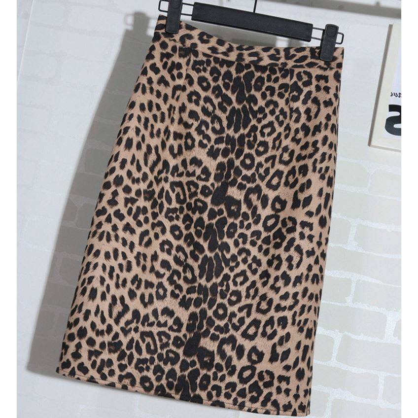 2018 Suede leopard high waist women pencil skirt 豹纹铅笔裙在类目 女装/女士精品, 半身裙中 - 来自Buy2taobao.com提供专业的淘宝代购服务