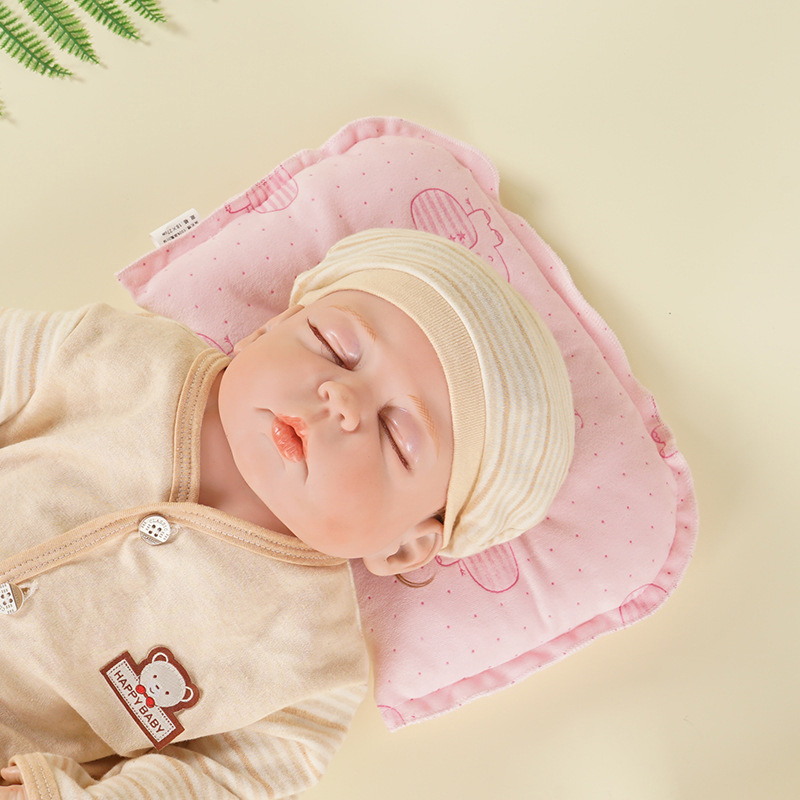 婴儿枕头秋冬季钻石绒婴儿枕新款宝宝枕婴儿双面定型枕母婴用品