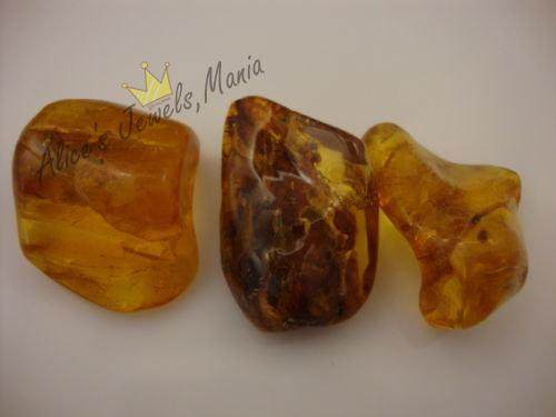 蜜蜡蜂蜜黄威士忌裸石原石设计师三块一组不单出随型 天然 BB24