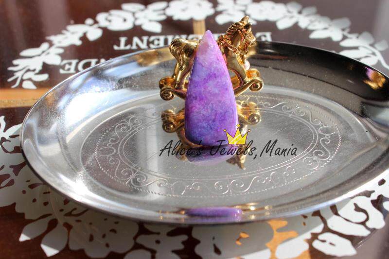 C13舒俱来苏纪石苏俱来南非天然裸石戒面超大樱花冰透镶嵌珠宝