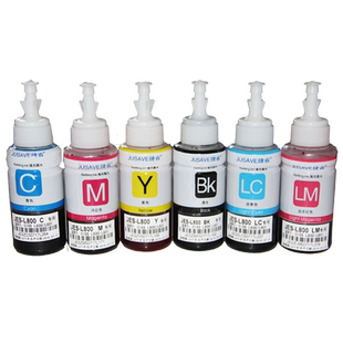 L805染料连供墨水盒打印机补充装捷省674爱普生R330 1800 1390T50