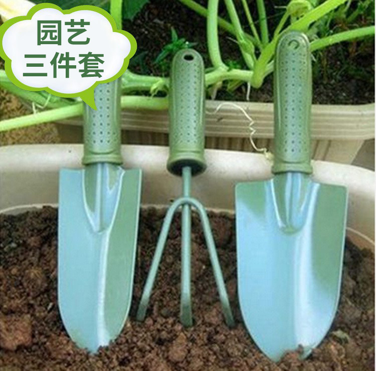 园艺工具铲子三件套加厚园林铁铲结实耐用种菜养花种花松土小工具,鲜花速递/花卉仿真/绿植园艺,铲子,淘宝优惠券,粉丝福利购,淘宝优惠卷