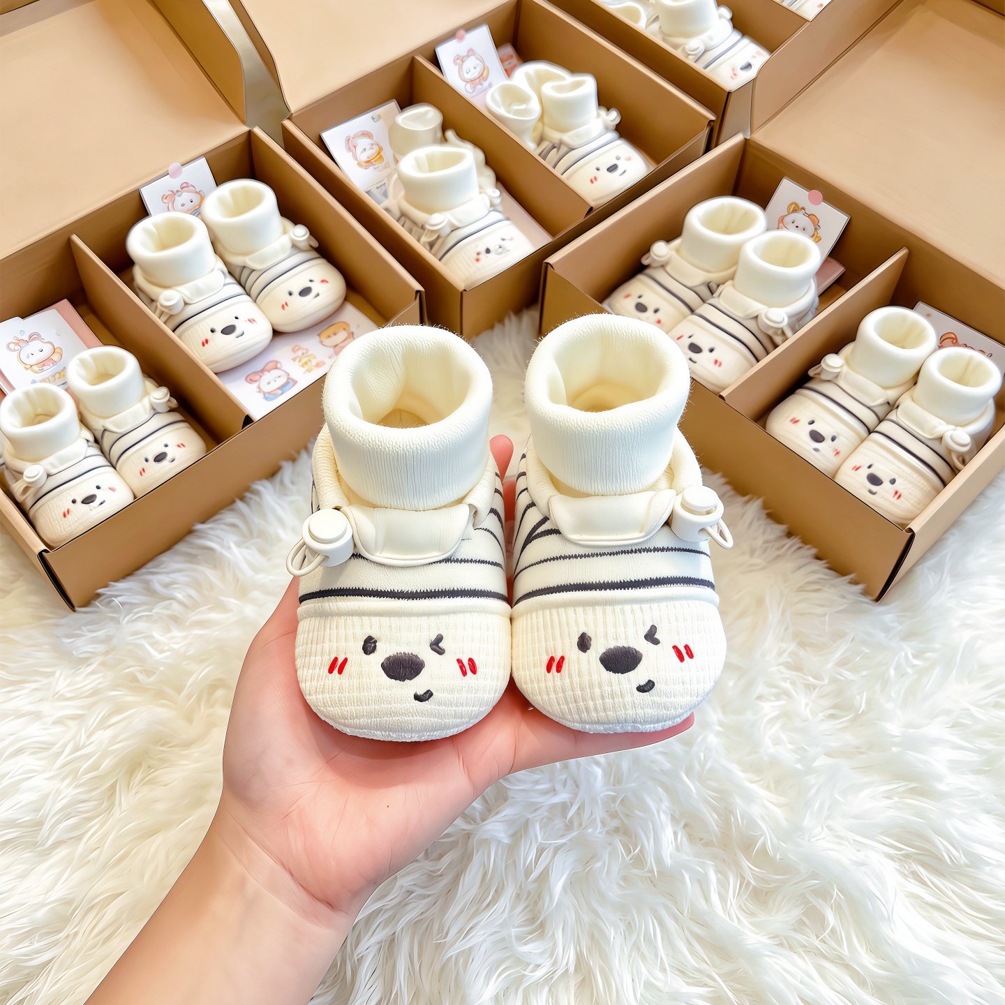 可爱小狗婴儿鞋子6到12个