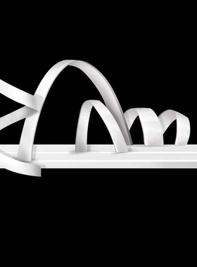 H101 白绿色小众曲线造型水晶灯婚礼手绘素材psd分层自由曲线