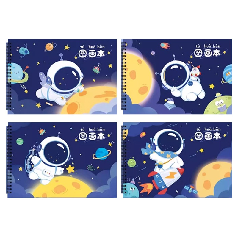 A4加厚图画本画画本绘画本儿童幼儿园学生专用美术空白涂色素描本