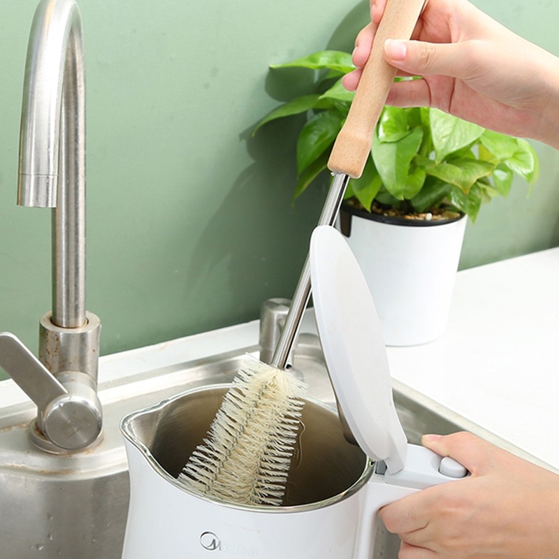 杯刷无死角刷杯子神器去茶渍多功能洗杯子的长柄硬毛刷子清洁去污