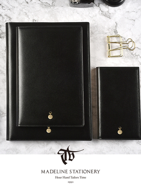 Timebox真牛皮商务记事本插套笔记本B5非活页可拆简约复古日记本