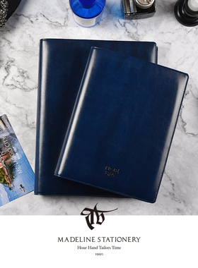 Timebox活页笔记本商务记事本子复古日记本办公仿皮9孔A5手账本