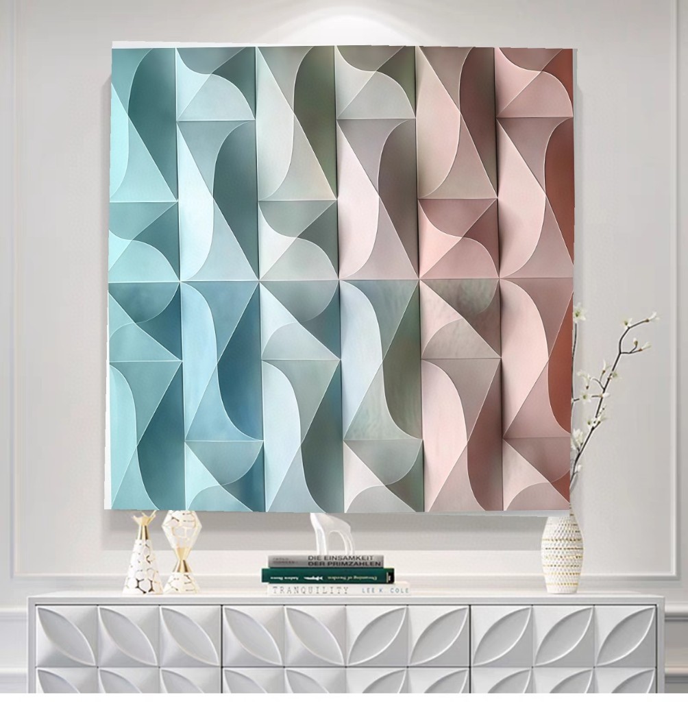 3d立体木头浮雕手工挂画进门玄关走廊过道装饰画抽象小众艺术壁画