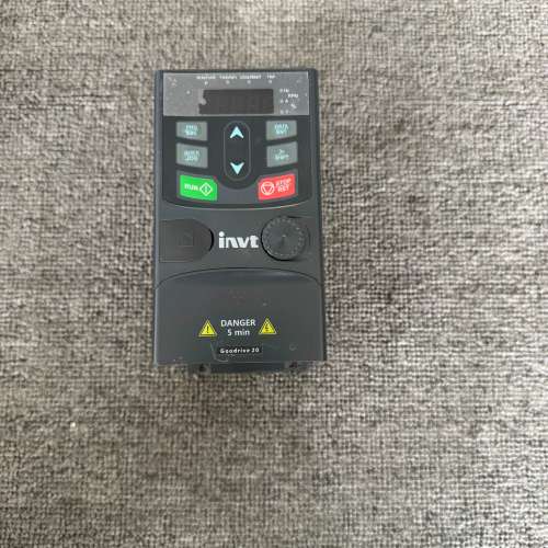 英威腾变频器GD20-0R7G-S2，0.75KW功率，单相