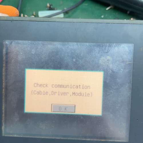 三菱触摸屏+A956GOT-SBD-B+拆机件，显示有点点问