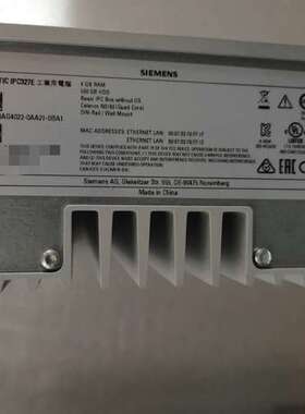 西门子工控机6AG4022-0AA21-0BA1，4G内存，