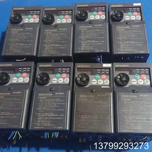 三菱变频器FR-D720S-0.1K，1Φ200V，拆机件，