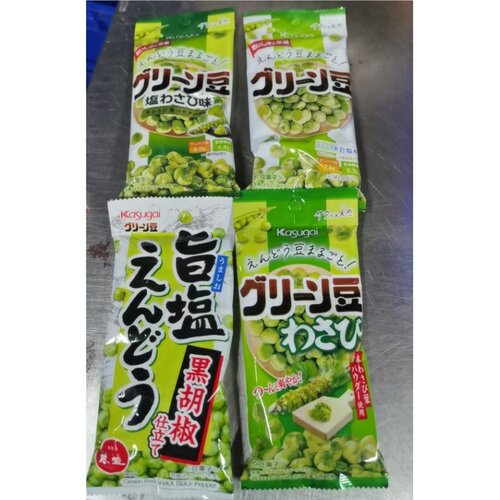 日本零食井虾鱿鱼花生原味青豆