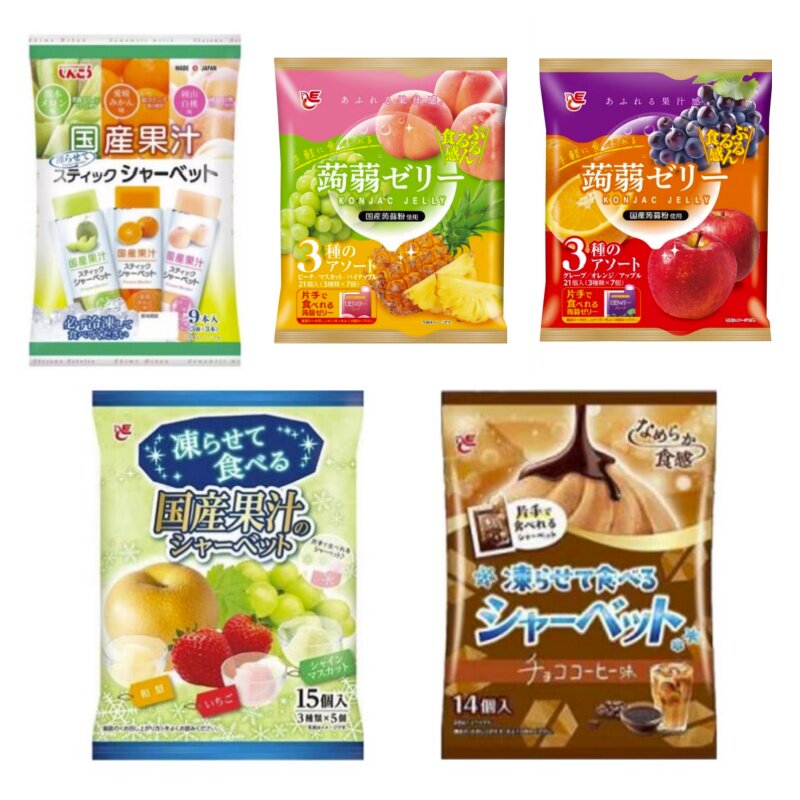 日本进口ACE艾斯果味可乐苏打哈密瓜三拼蒟蒻果冻多种口味可吸