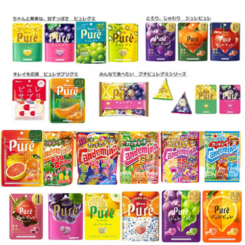 推荐日本爆款零食食品果汁软糖