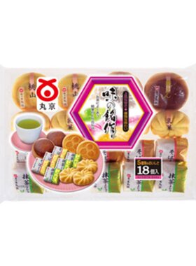 推荐日本进口丸京之铭作5味和果子18个日本传统糕点红豆馅铜锣烧