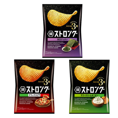 日本进口自慢有明海苔柑橘薯片