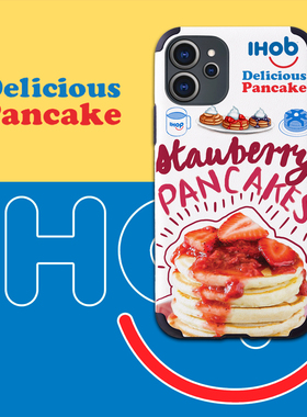 网红松饼IHOP手机壳se17plus苹果12XSMAX13XR14适用iphone11PRO15Ultra华为安卓可定制