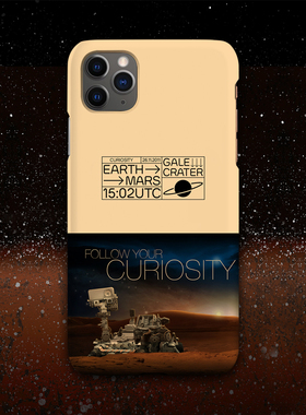 NASA好奇号探测器手机壳se17plus苹果12XSMAX13XR14适用iphone11PRO15Ultra华为安卓可定制