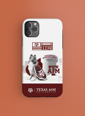 TAMU德州农工大学手机壳se17plus苹果12XSMAX13XR14适用iphone11PRO15Ultra华为安卓可定制