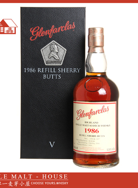 格兰花格29年1986雪莉桶苏格兰单一麦芽威士忌  Glenfarclas 29Y