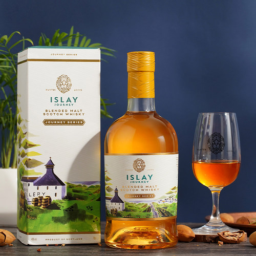 亨特梁 艾雷之旅 苏格兰调和纯麦威士忌 新包装 Islay Journey - 封面