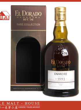 剑鱼号22年1993桶强版朗姆酒2015装瓶El Dorado 22y1993 Bot.2015