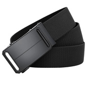 男士 带 轻便透气皮带弹力裤 腰带弹力自动扣设计户外休闲裤 腰带夏季