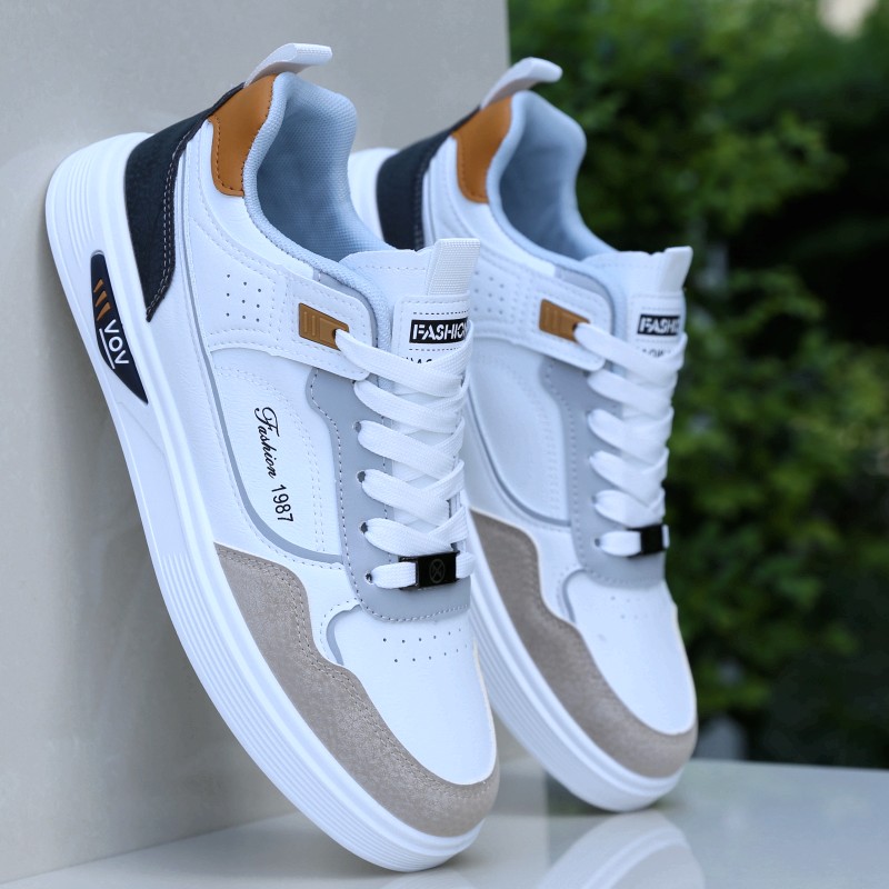 运动休闲鞋百搭平底板鞋男潮鞋