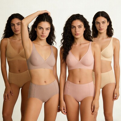 凸点内衣！聚好穿！大3S地色肤感