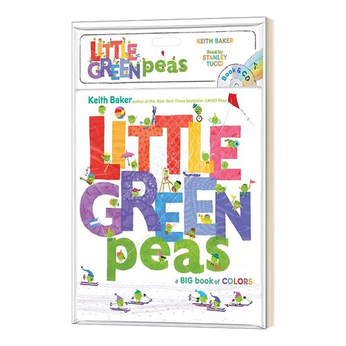 现货 英文原版 小青豆 Little Green Peas [With Audio CD]