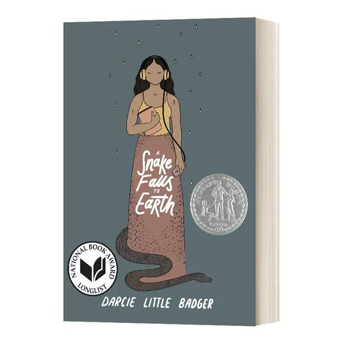 现货 英文原版 A Snake Falls to Earth 从天而降的蛇 2022年纽伯瑞银奖小说 精装 Darcie Little Badger