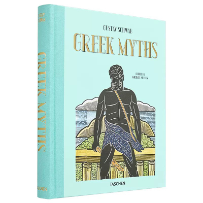 现货 英文原版Greek Myths希腊神话插画版 Gustav Schwab 英文原版进口文学人文经典 TASCHEN出版图书